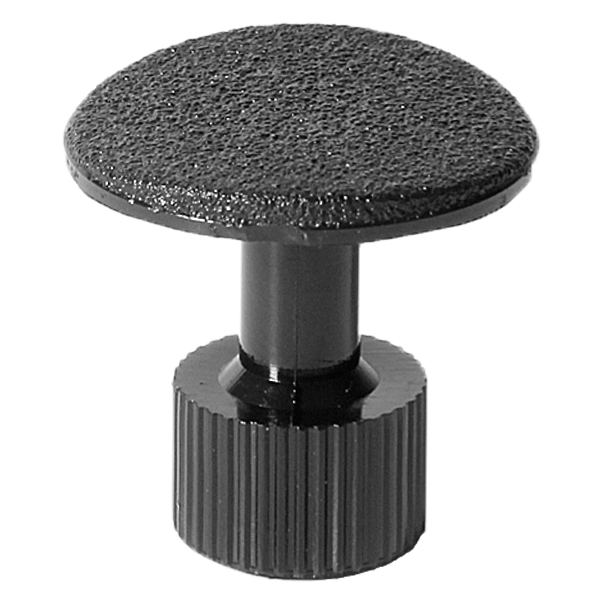 Glue tab with a rough structure, d = 23 mm, round / curved