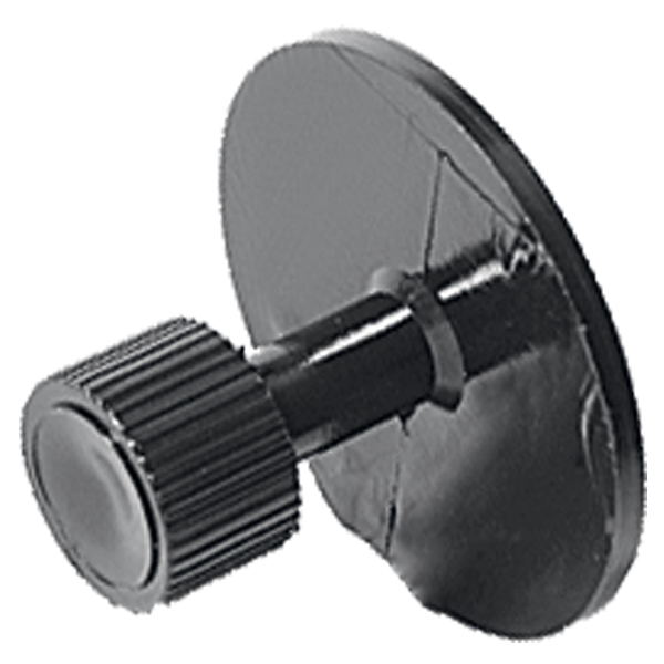 Glue tab with a smooth surface, d = 32 mm, round