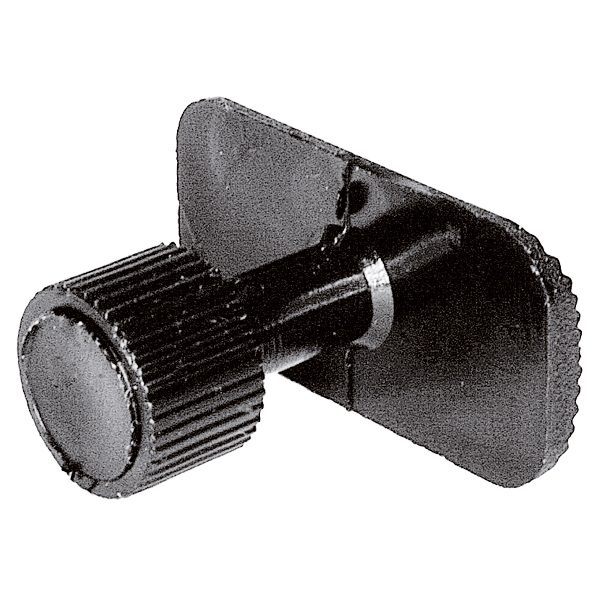 Glue tab with a rough structure, d = 32 mm, rectangular/curved