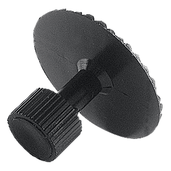 Glue tab with pyramid structure, d = 32 mm