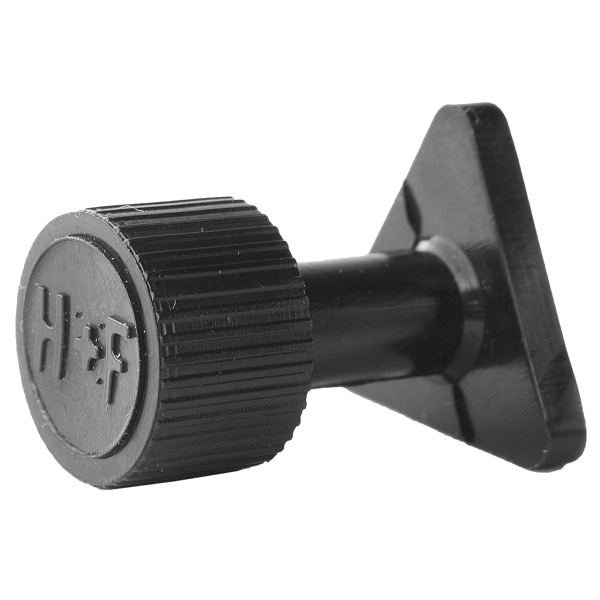 Glue tab with a smooth surface, d = 20 mm, triangular