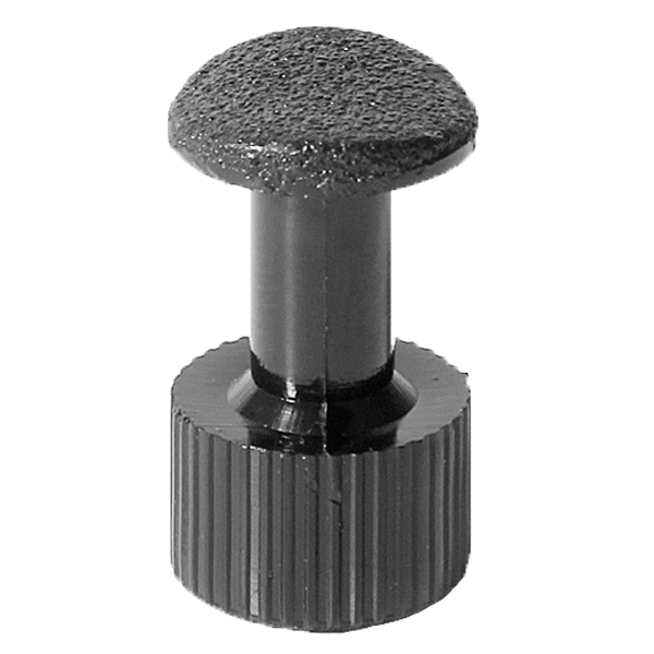 Glue tab with a rough structure, d = 12 mm, round / curved