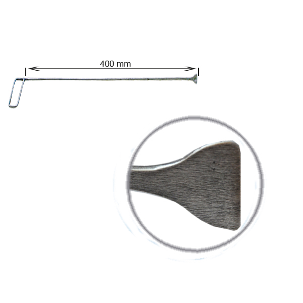 Whale tale, L = 400 mm