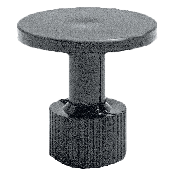 Glue tab with a smooth surface, d = 22 mm, round