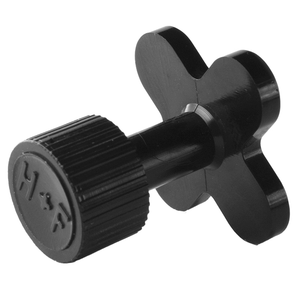 Glue tab with a smooth structure, d = 24 mm, star-shaped