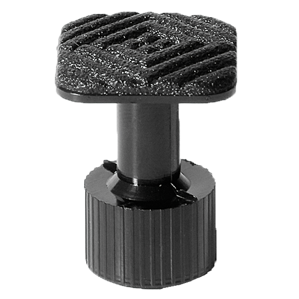 Glue tab with a rough structure, d = 16 mm, square