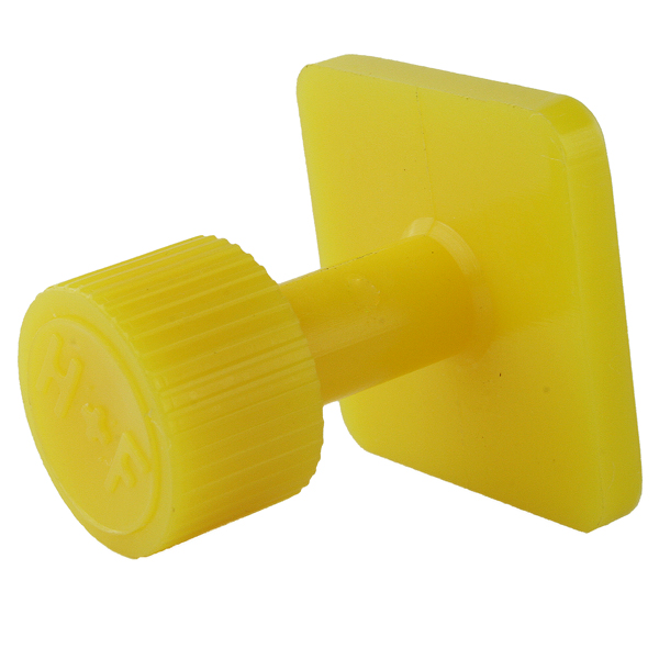 Glue tab with a smooth surface, d = 20 mm, square