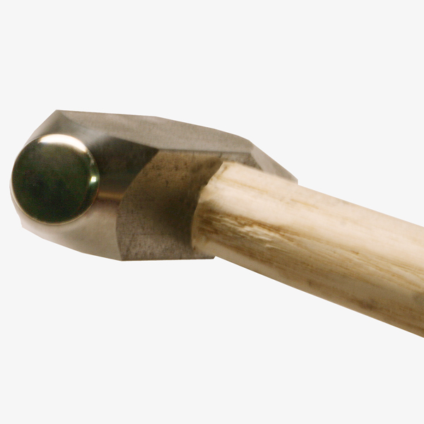 Hammer with small head, interchangeable tip and long handle