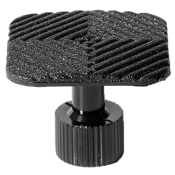 Glue tab with a rough structure, d = 28 mm, square