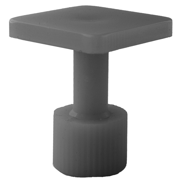 Glue tab with a smooth surface, d = 20 mm, square