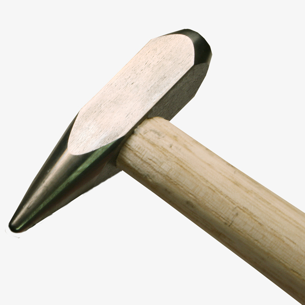 Hammer with normal head and long shaft