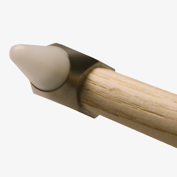 Hammer with small head, interchangeable tip and long handle